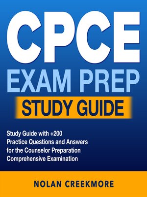 cover image of CPCE Exam Prep Study Guide